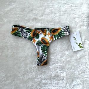 NWT Jungle Sol Papaya Bottoms